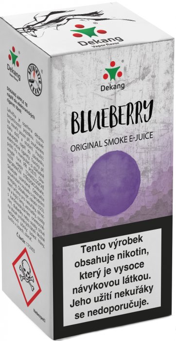 E-liquid Dekang Blueberry 10ml 6mg (borůvka)
