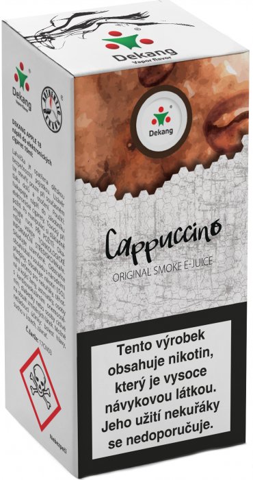 E-liquid Dekang Cappuccino 10ml 16mg (kapučíno)