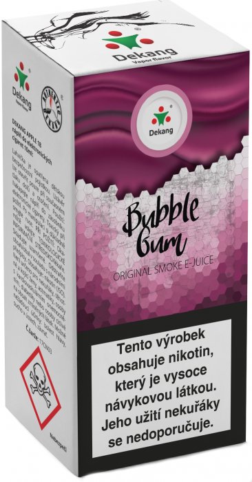 E-liquid Dekang Menthol Bubble Gum 10ml 11mg (mentolová žvýkačka)
