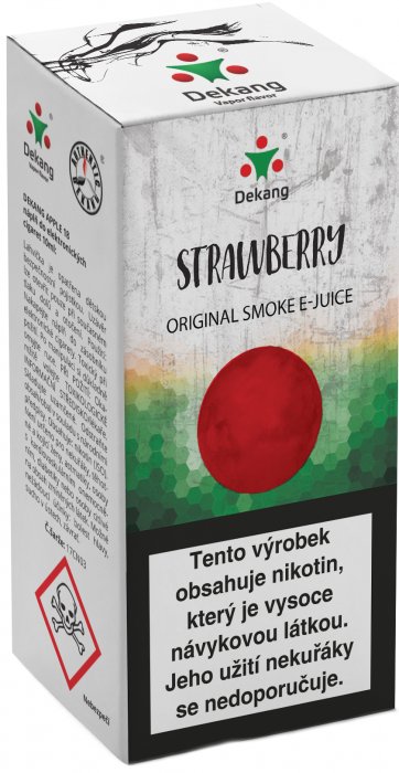 E-liquid Dekang Strawberry 10ml 11mg (jahoda)