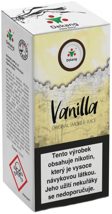 E-liquid Dekang Vanilla 10ml 11mg (vanilka)