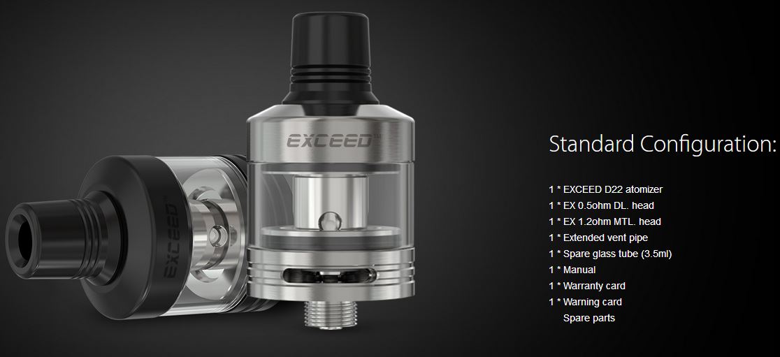 Joyetech Exceed D22 Clearomizér White 2ml