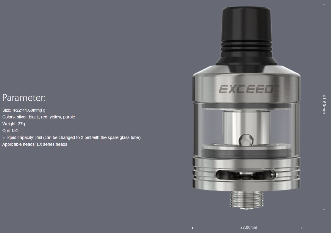 Joyetech Exceed D22 Clearomizér White 2ml