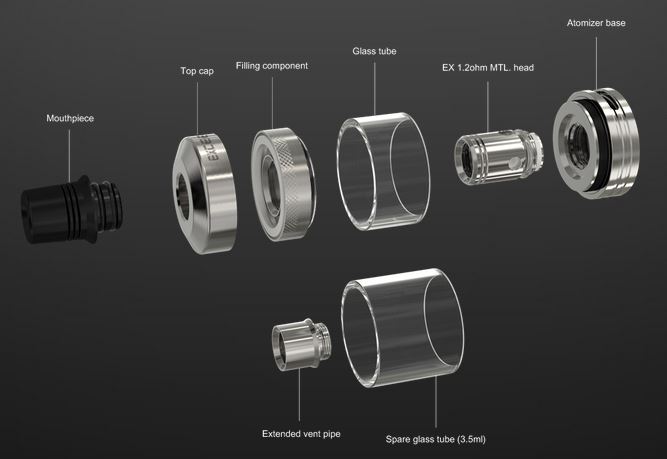Joyetech Exceed D22 Clearomizér White 2ml
