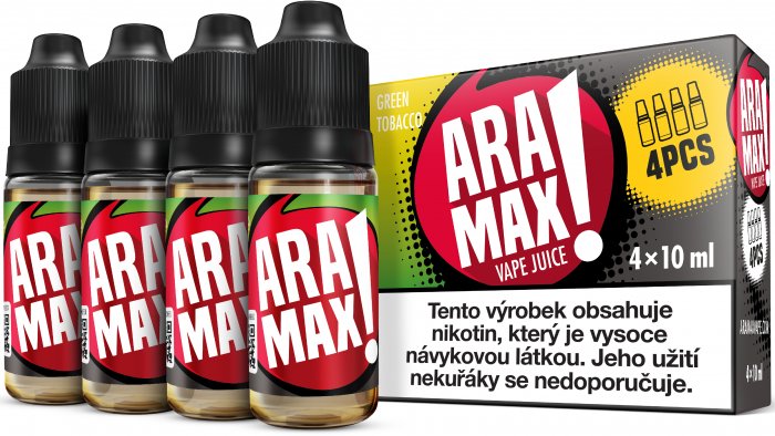 Aramax  4pack Green Tobacco 4 x 10 ml 12 mg