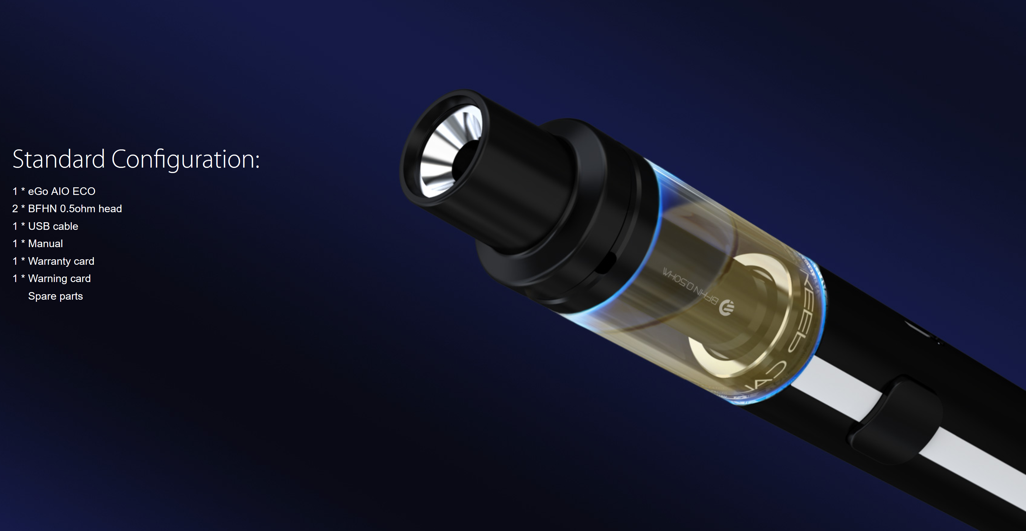 Joyetech eGo AIO ECO 650mAh Zelená 1ks