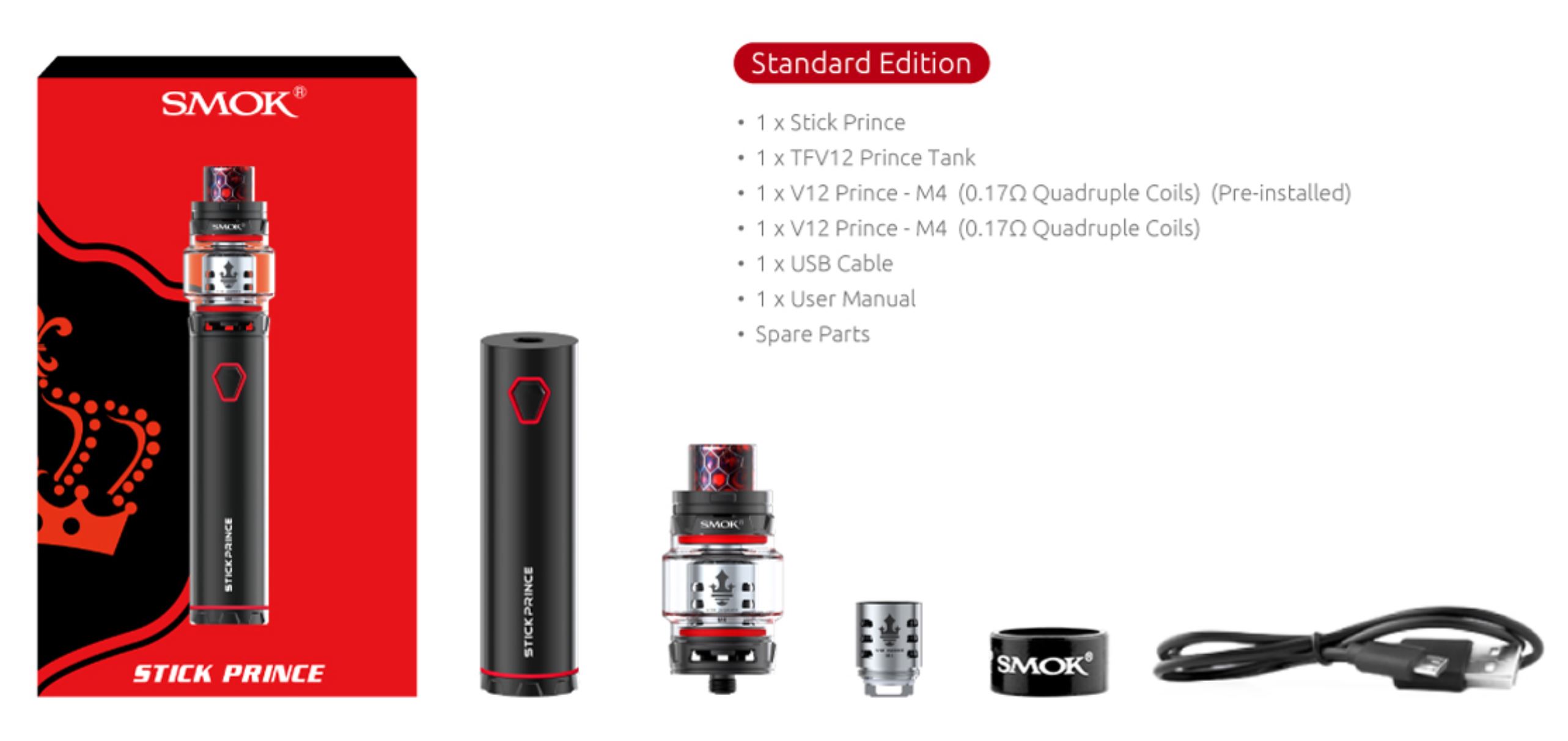 SMOK Stick Prince sada 3000 mAh Duhová 1 ks
