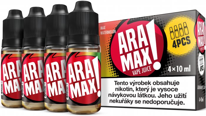 Aramax  4pack Max Watermelon 4 x 10 ml 18 mg