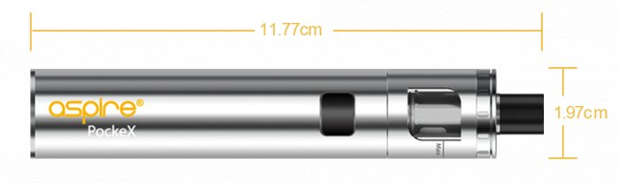 aSpire PockeX AIO 1500 mAh Růžově zlatá 1 ks