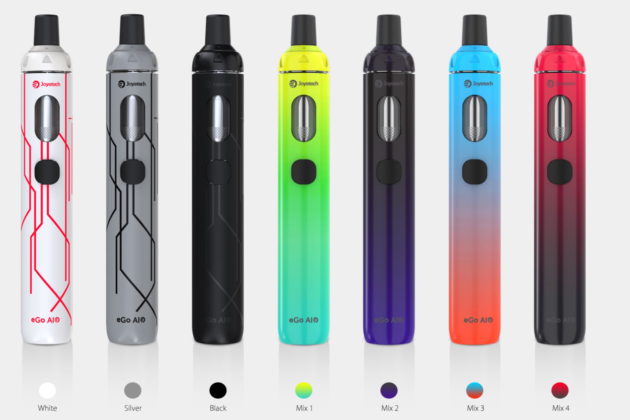 Joyetech eGo AIO elektronická cigareta 10th Anniversary Edition 1500 mAh Šedá 1 ks