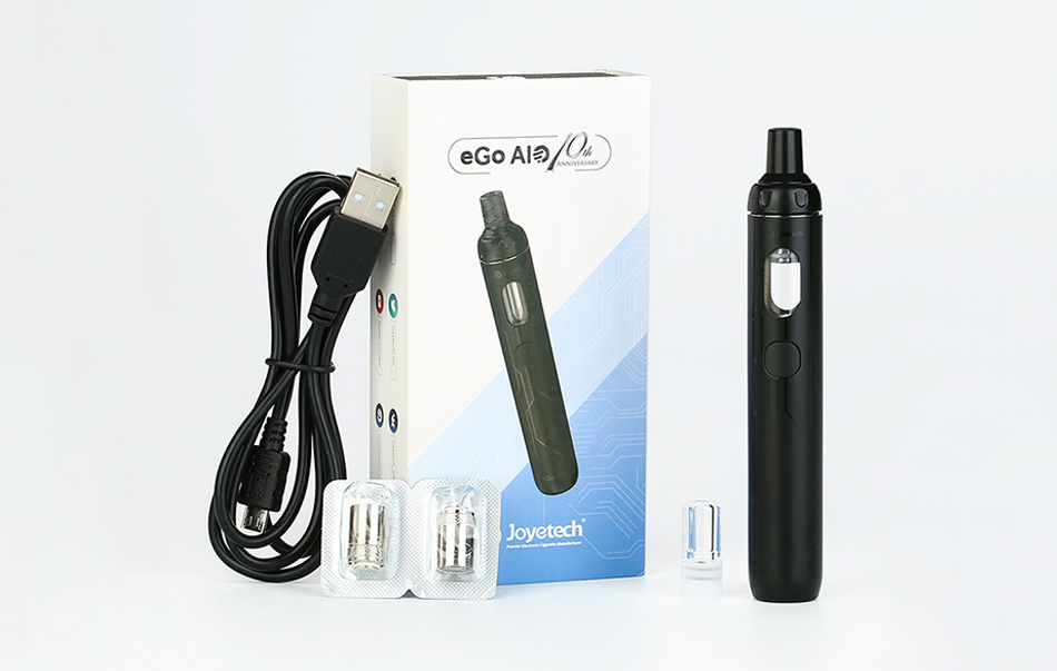 Joyetech eGo AIO elektronická cigareta 10th Anniversary Edition 1500 mAh Bílá 1 ks