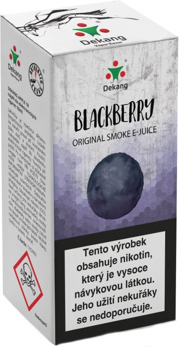 E-liquid Dekang Blackberry 10ml 3mg (ostružina)