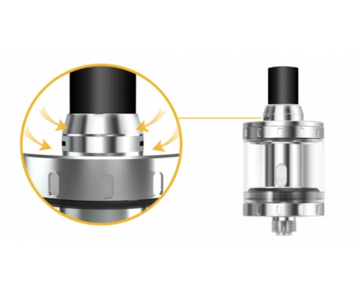 aSpire Nautilus X clearomizer Silver 2ml
