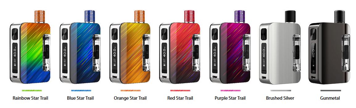 Joyetech EXCEED Grip Pro 40W Full Kit 1000 mAh Rainbow Star Trail 1 ks