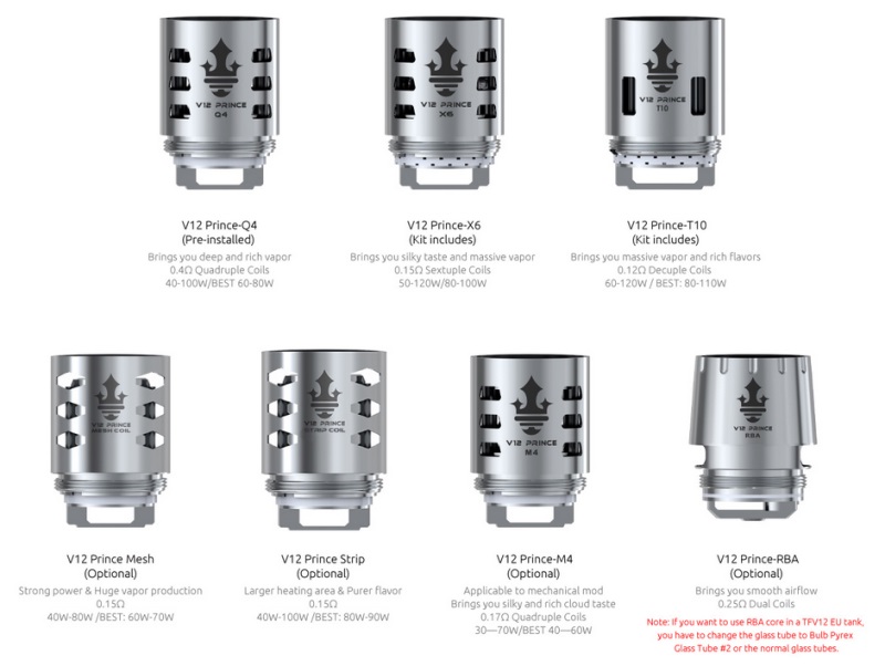 Smoktech TFV12 Prince V12 Prince - Triple Mesh žhavicí hlava 0,15ohm