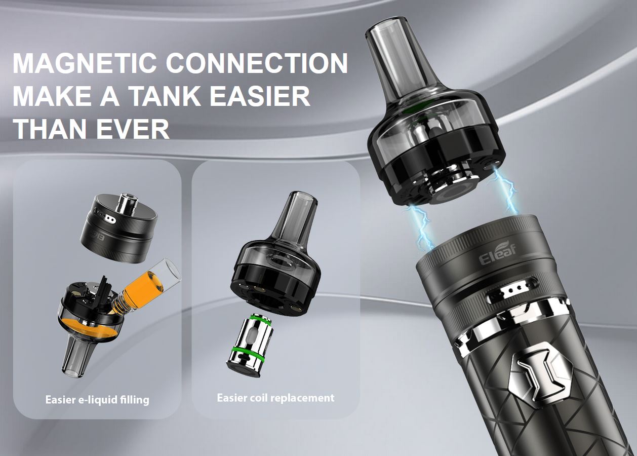 iSmoka Eleaf iJust 3 GTL Pod Tank elektronická cigareta 3000 mAh Stříbrná 1 ks
