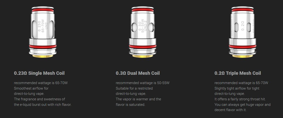 Uwell Crown 5 Pyrex tělo 5ml