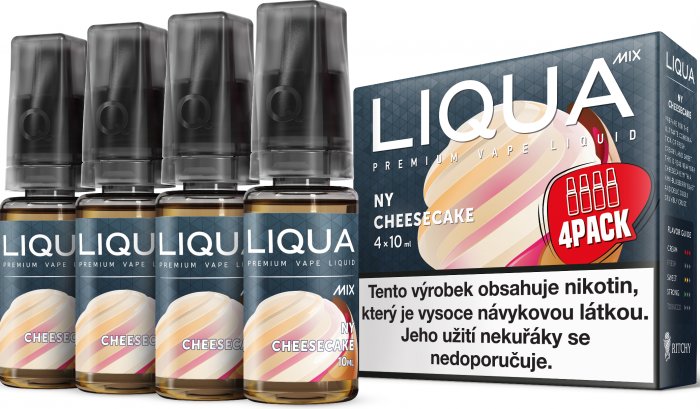 Ritchy Liqua MIX 4Pack NY Cheesecake 4 x 10 ml 6 mg
