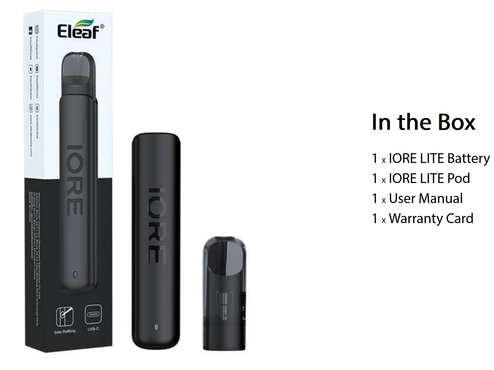iSmoka Eleaf IORE LITE 350 mAh Cyan 1 ks
