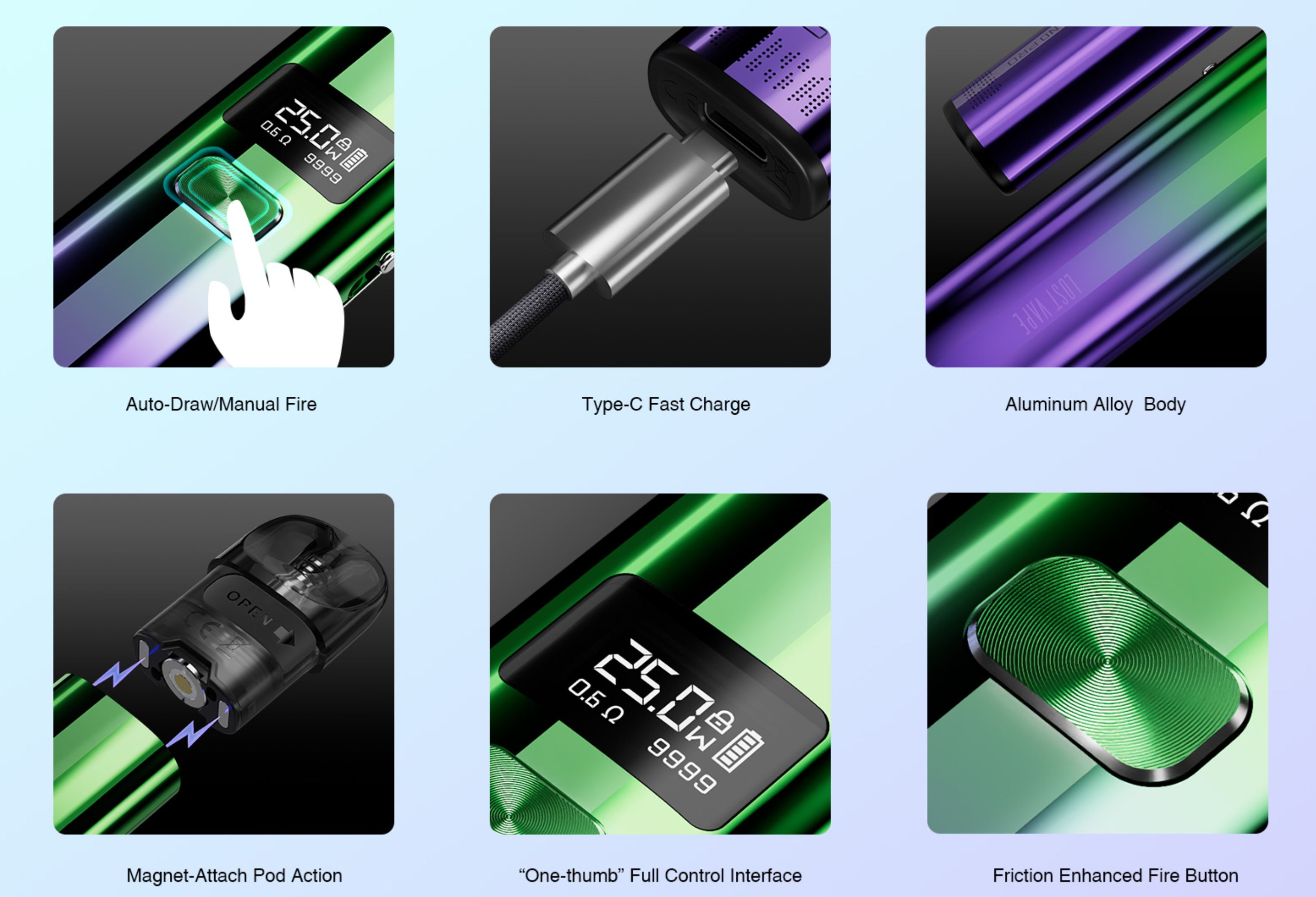Lost Vape Ursa Nano Pro Babe Pink 900 mAh 1 ks