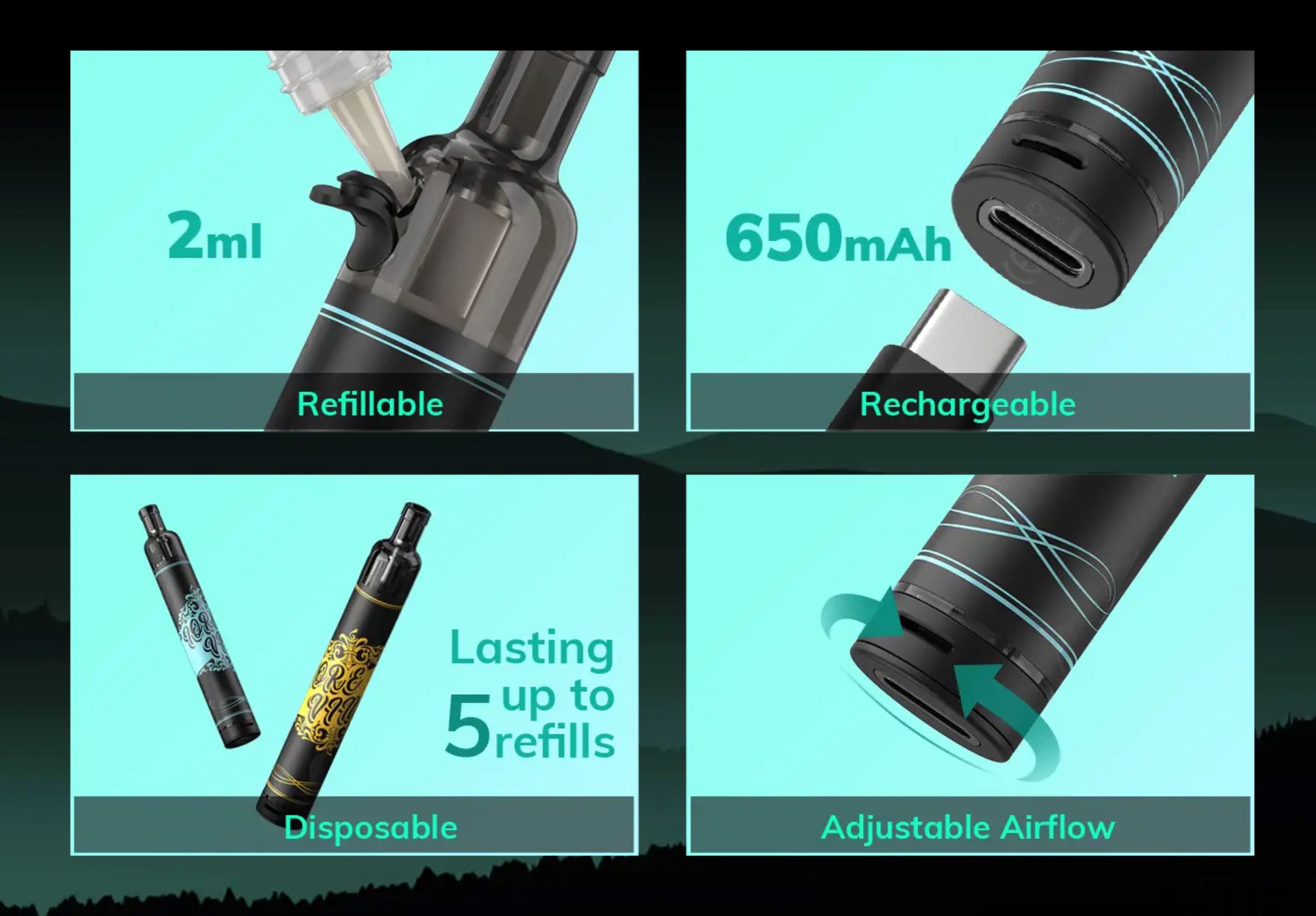 Eleaf Iore Vino Pod Kit 650 mAh Yellow 1 ks