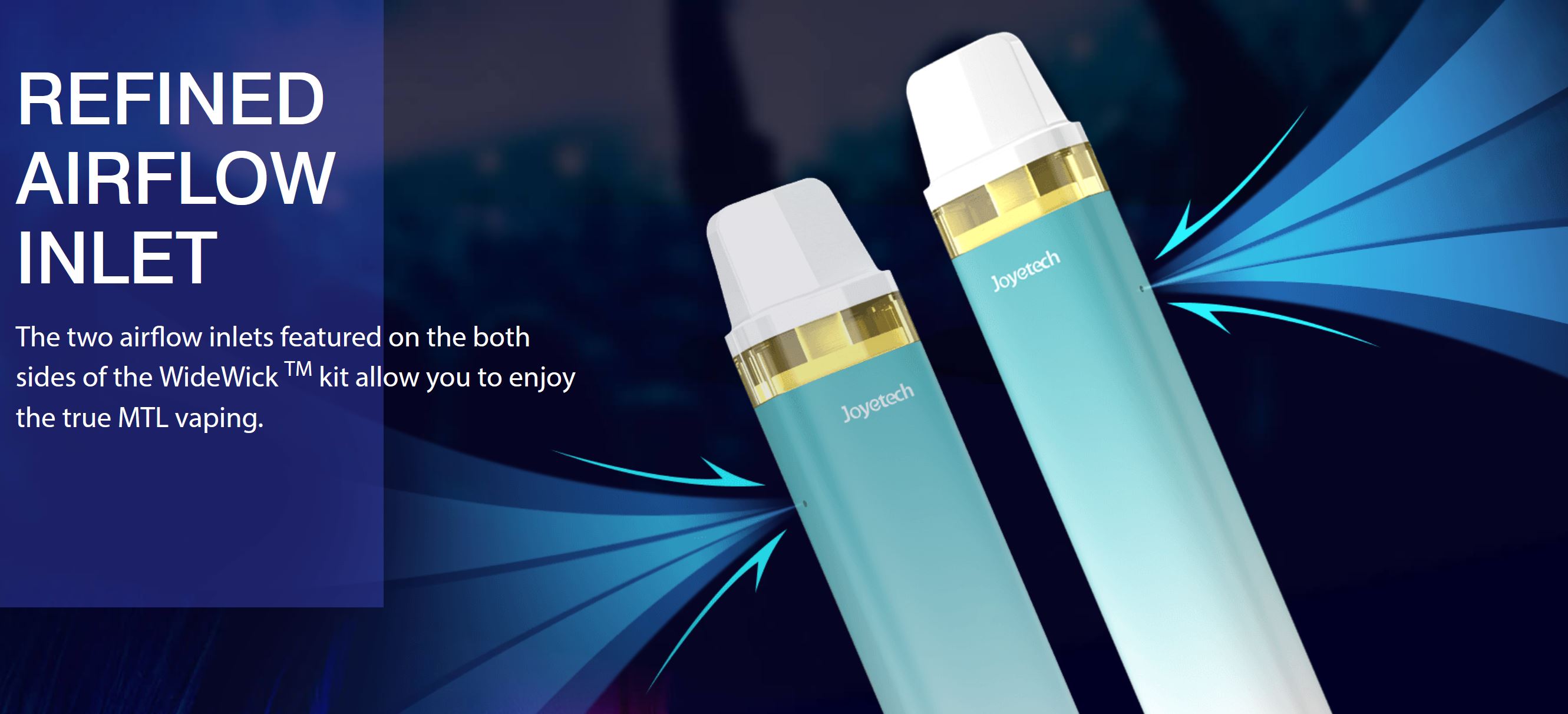 Joyetech WideWick Pod Kit 800 mAh Metallic Blue 1 ks