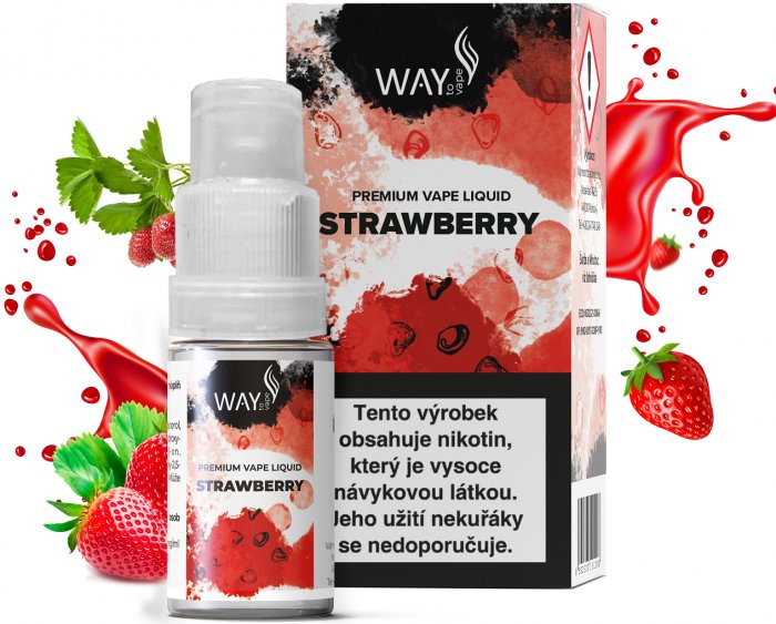 WAY to Vape Strawberry 10 ml 12 mg