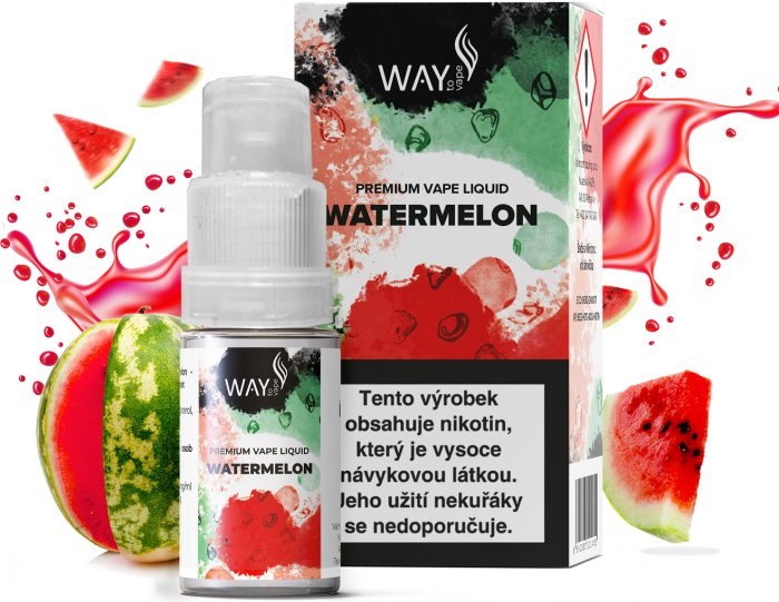WAY to Vape Watermelon 10 ml 18 mg