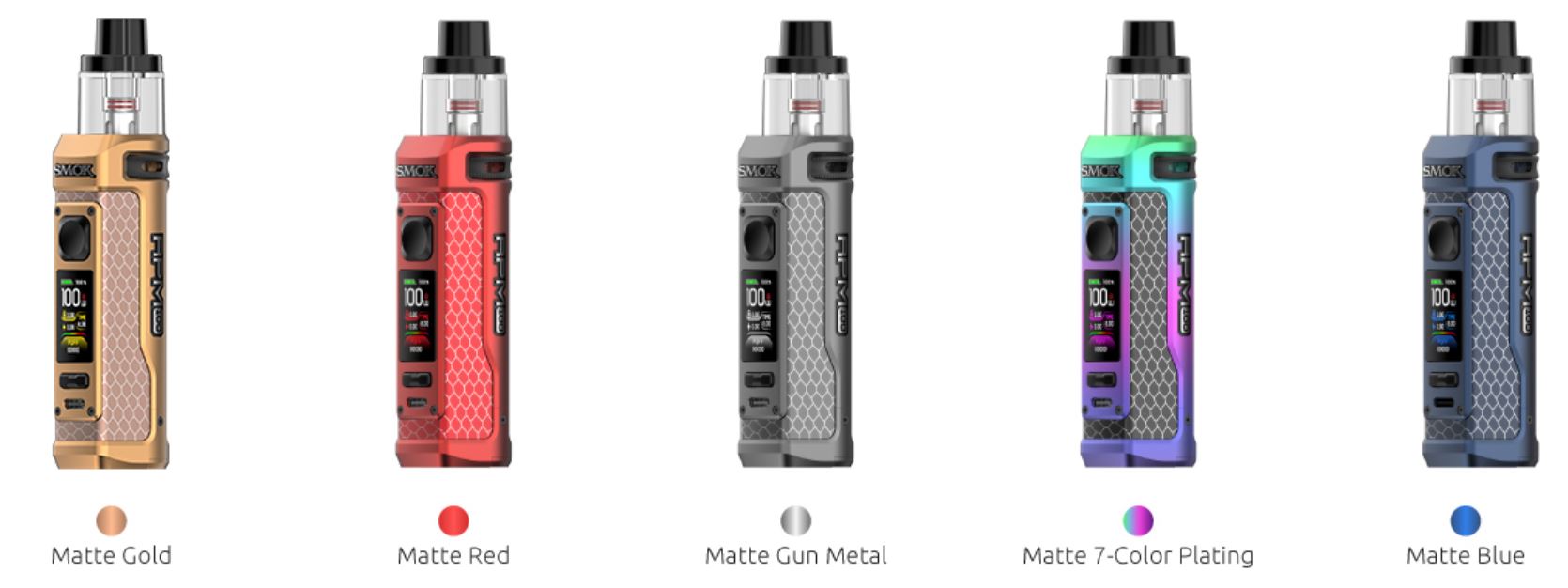Smoktech RPM 100 grip Full Kit 100W Matte Blue