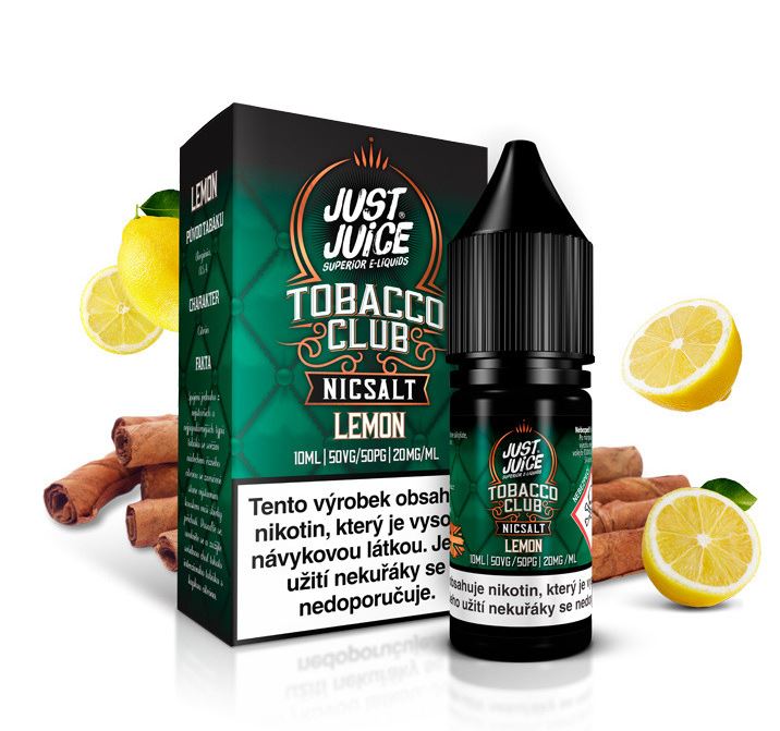 Just Juice Salt Tobacco Lemon (Tabák s citronem) 10 ml 11 mg