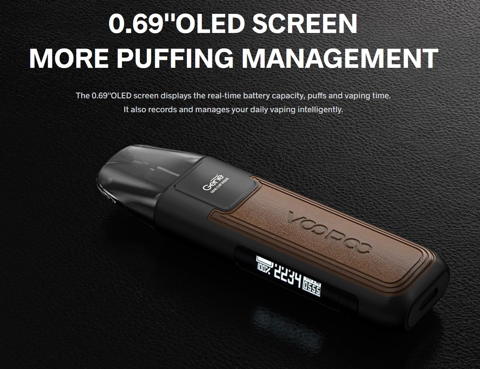 VooPoo Argus Pod Kit 800 mAh Brown 1 ks