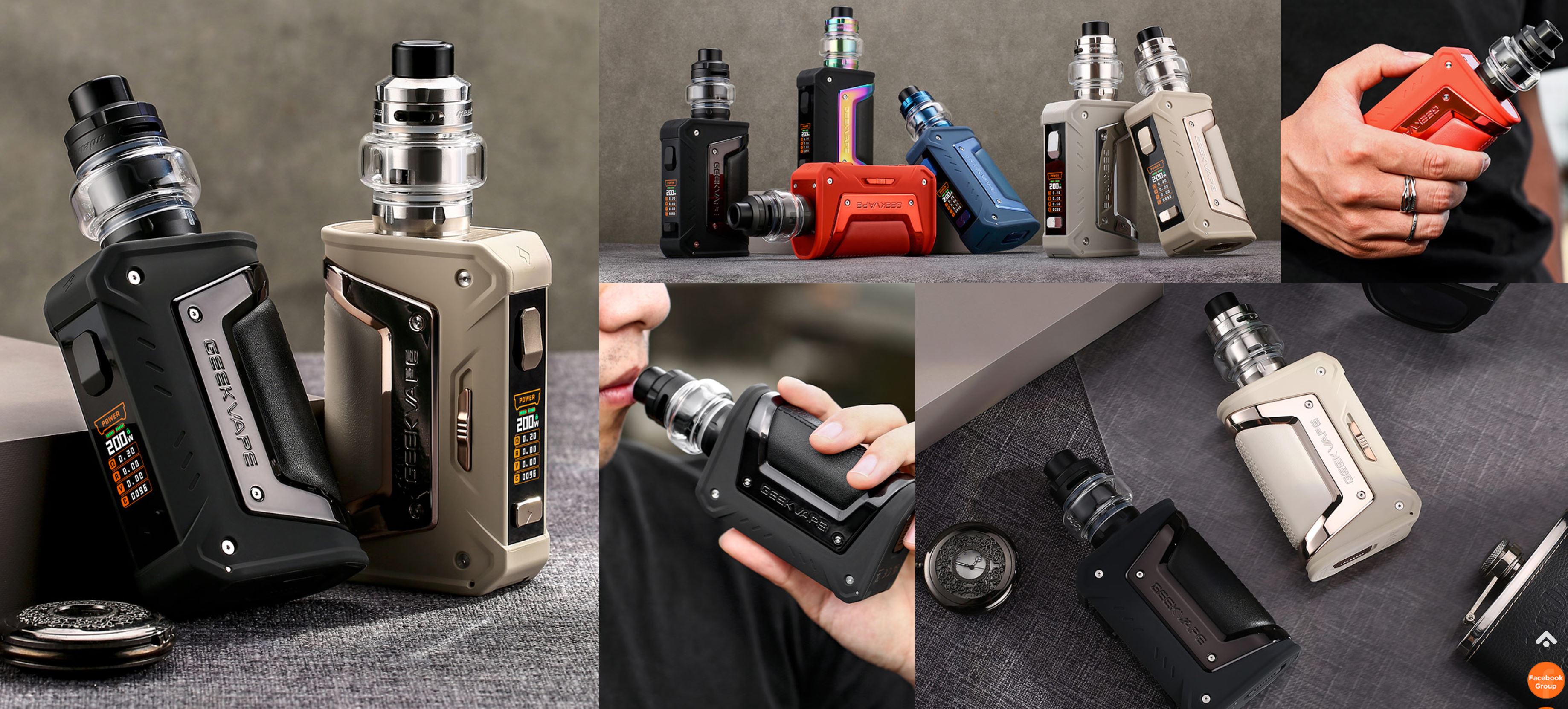 GeekVape L200 Classic Kit s Z Max Tank 200W Rainbow 0 mAh 1 ks
