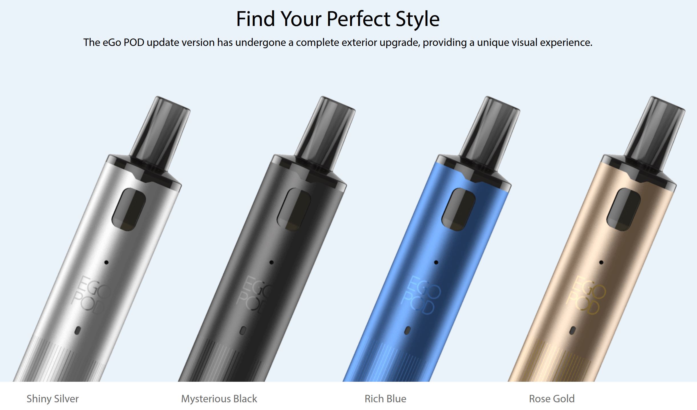 Joyetech eGo Pod Kit Update Version 1000 mAh Rose Gold 1 ks