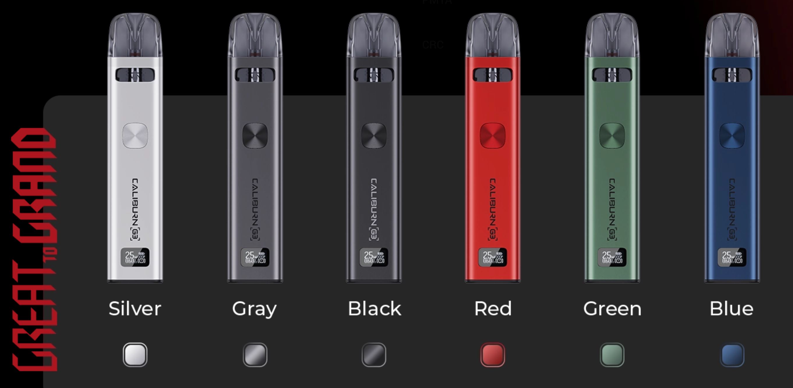Uwell Caliburn G3 900 mAh Green 1 ks
