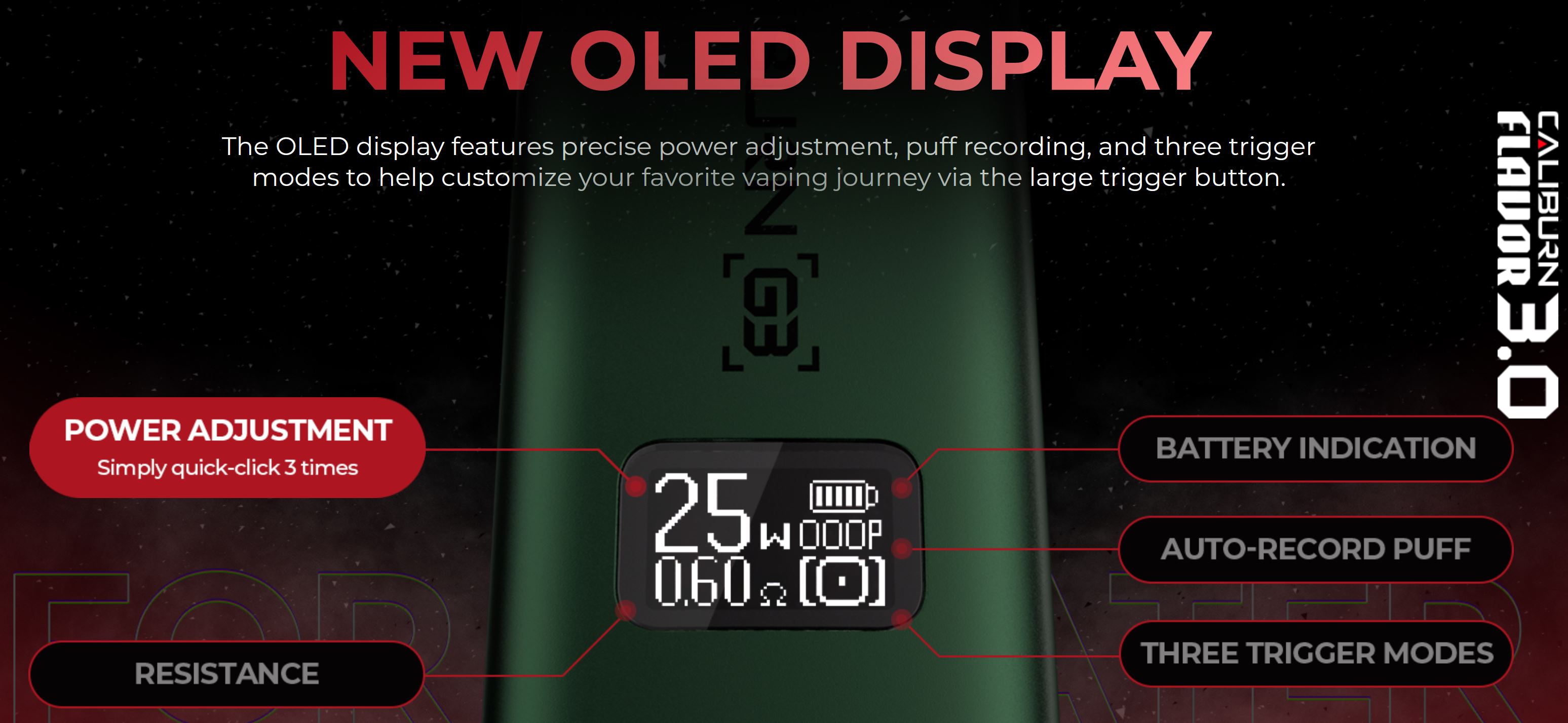 Uwell Caliburn G3 900 mAh Red 1 ks