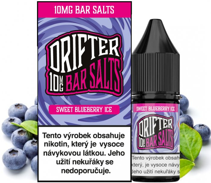 Drifter Bar Salts Sweet Blueberry Ice 10 ml 20 mg