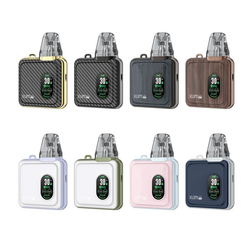 OXVA Xlim SQ Pro Pod Kit 1200 mAh Gold Carbon 1 ks