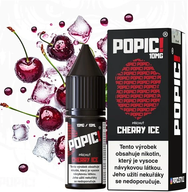 POPIČ! Salt Cherry Ice 10 ml 10 mg