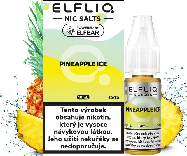 ELFLIQ Nic SALT Pineapple Ice 10 ml 10 mg