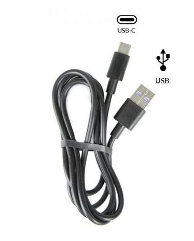 Kabel USB-A / USB-C 5A Charge 1m - Černá