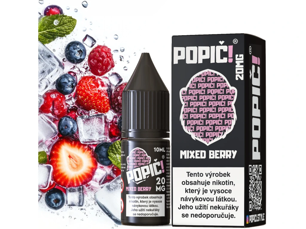 POPIČ! Salt Mixed Berry 10 ml 20 mg