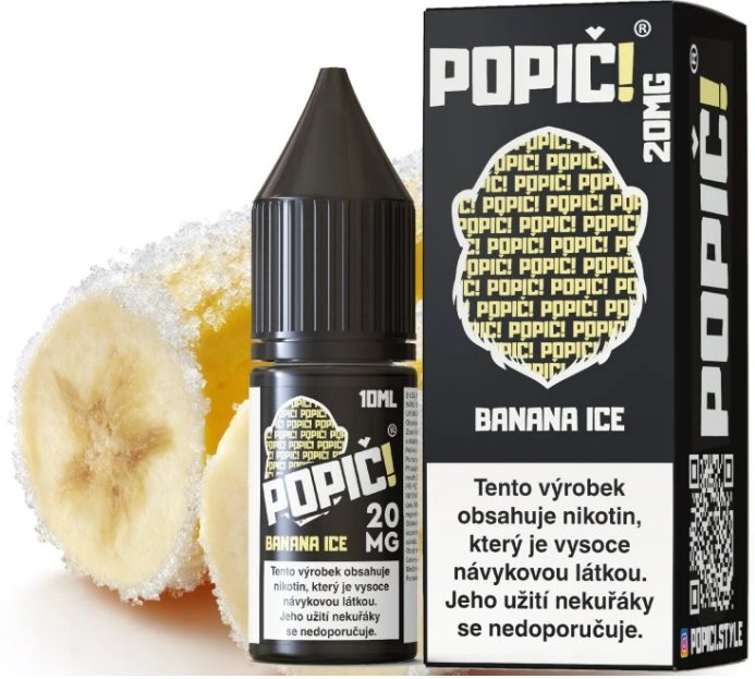 POPIČ! Salt Banana Ice 10 ml 20 mg