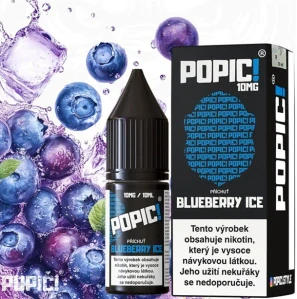 POPIČ! Salt Blueberry Ice 10 ml 10 mg