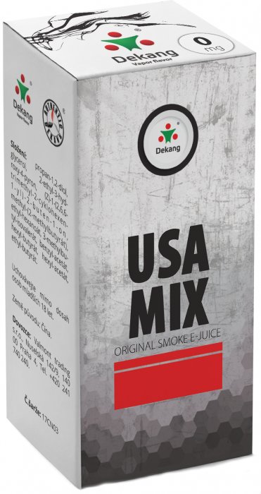E-liquid Dekang USA Mix 10ml 0mg