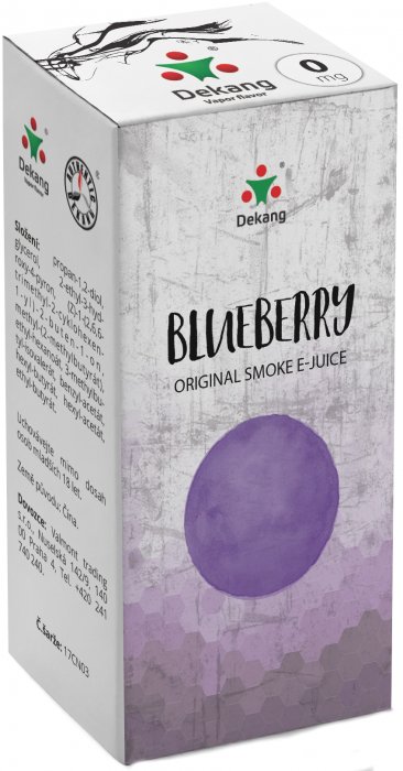 E-liquid Dekang Blueberry 10ml 0mg (borůvka)