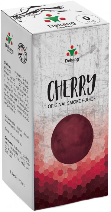 E-liquid Dekang Cherry 10ml 0mg (třešeň)