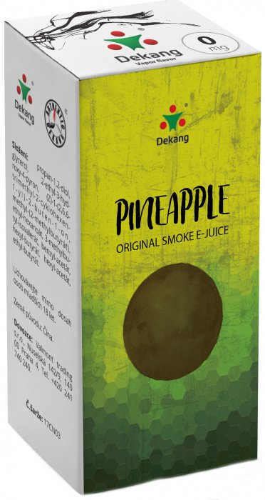E-liquid Dekang Pineapple 10ml 0mg (ananas)