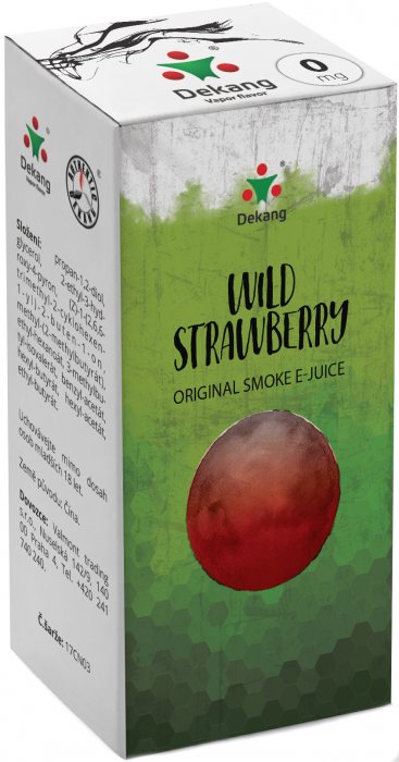 E-liquid Dekang Wild Strawberry 10ml 0mg (lesní jahoda)