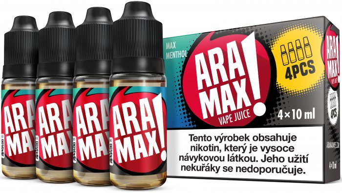 Aramax  4pack Max Menthol 4 x 10 ml 3 mg