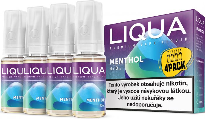 Ritchy Liqua Elements 4Pack Menthol 4 x 10 ml 3 mg
